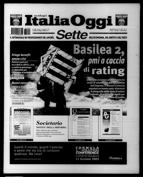 Italia oggi : quotidiano di economia finanza e politica